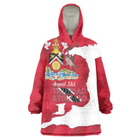 Personalized Trinidad and Tobago Independence Day Wearable Blanket Hoodie August 31st Proud - Wonder Print Shop