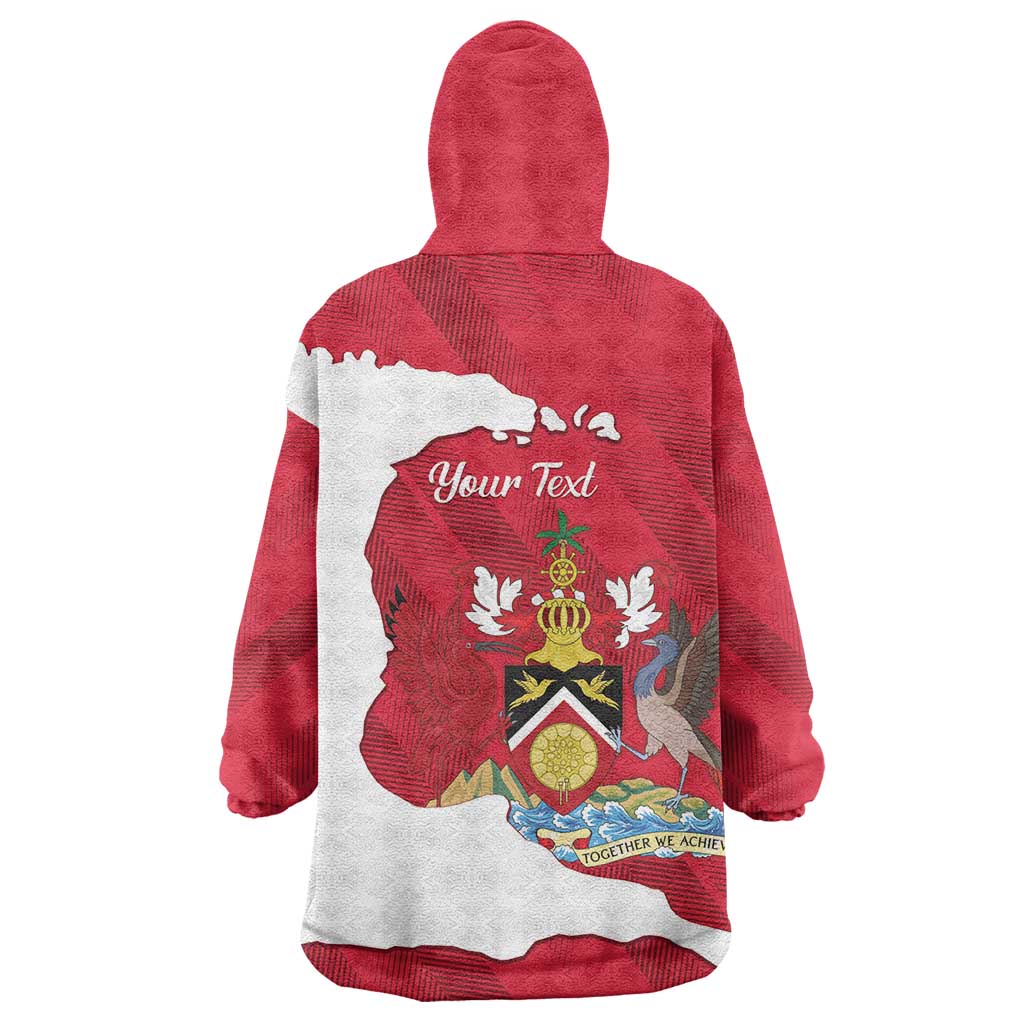 Personalized Trinidad and Tobago Independence Day Wearable Blanket Hoodie August 31st Proud - Wonder Print Shop