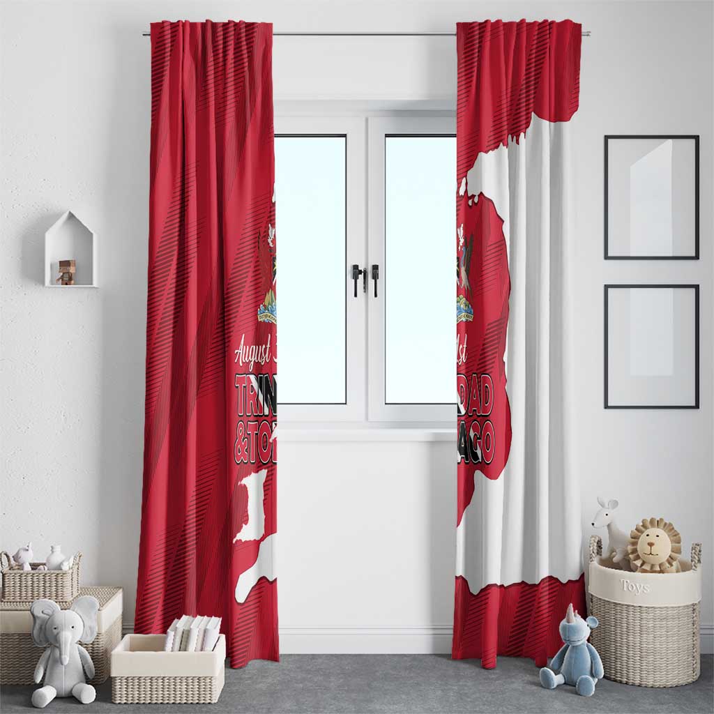 Trinidad and Tobago Independence Day Window Curtain August 31st Proud - Wonder Print Shop