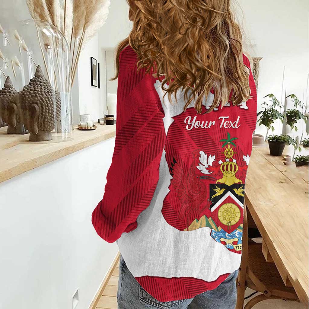 Personalized Trinidad and Tobago Independence Day Women Casual Shirt August 31st Proud - Wonder Print Shop