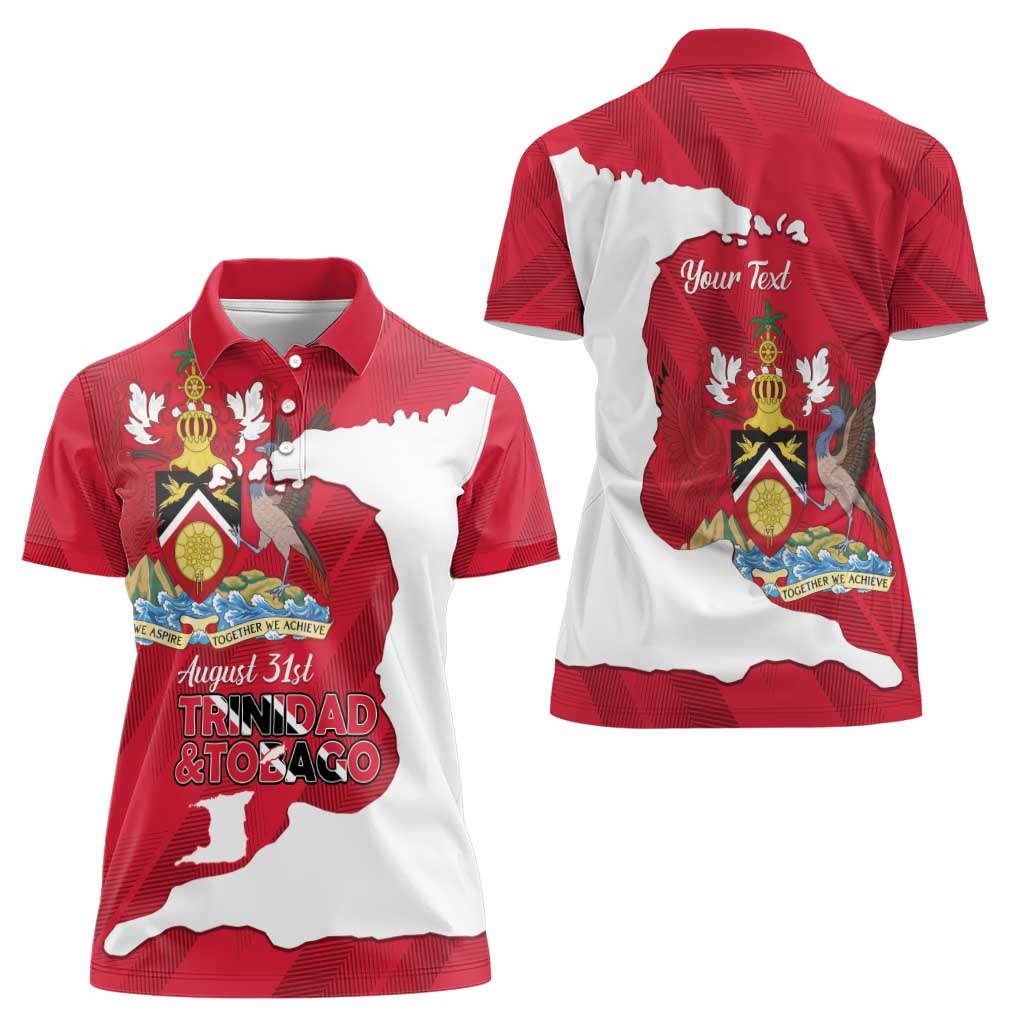Personalized Trinidad and Tobago Independence Day Women Polo Shirt August 31st Proud - Wonder Print Shop