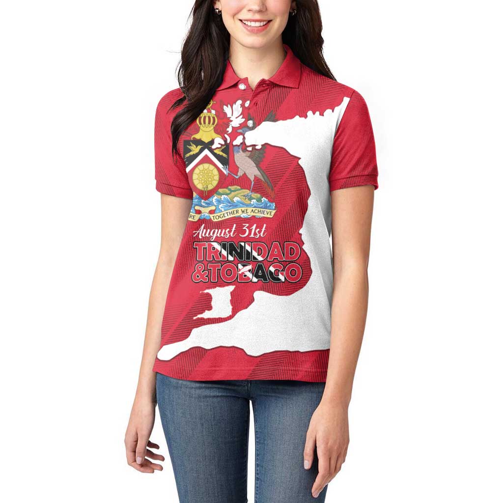 Personalized Trinidad and Tobago Independence Day Women Polo Shirt August 31st Proud - Wonder Print Shop