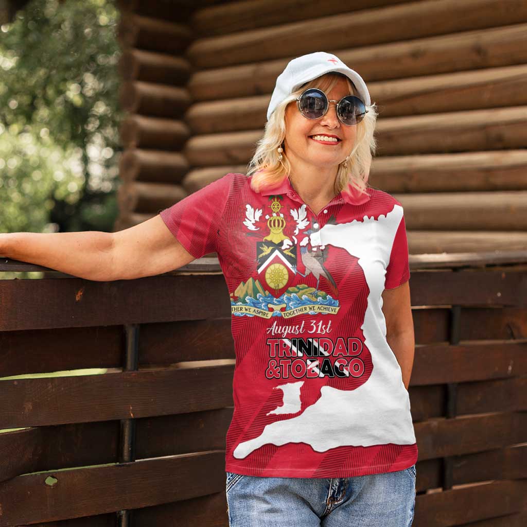 Personalized Trinidad and Tobago Independence Day Women Polo Shirt August 31st Proud - Wonder Print Shop