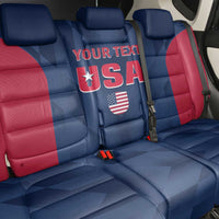 Custom USA Cricket Back Car Seat Cover Go United States Simple Version - Wonder Print Shop