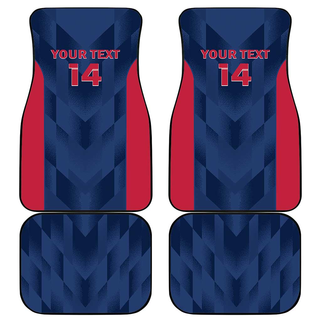 Custom USA Cricket Car Mats Go United States Simple Version - Wonder Print Shop