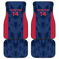 Custom USA Cricket Car Mats Go United States Simple Version - Wonder Print Shop
