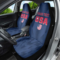 Custom USA Cricket Car Seat Cover Go United States Simple Version - Wonder Print Shop