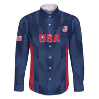 Custom USA Cricket Family Matching Long Sleeve Bodycon Dress and Hawaiian Shirt Go United States Simple Version - Wonder Print Shop