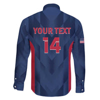 Custom USA Cricket Family Matching Off Shoulder Maxi Dress and Hawaiian Shirt Go United States Simple Version - Wonder Print Shop