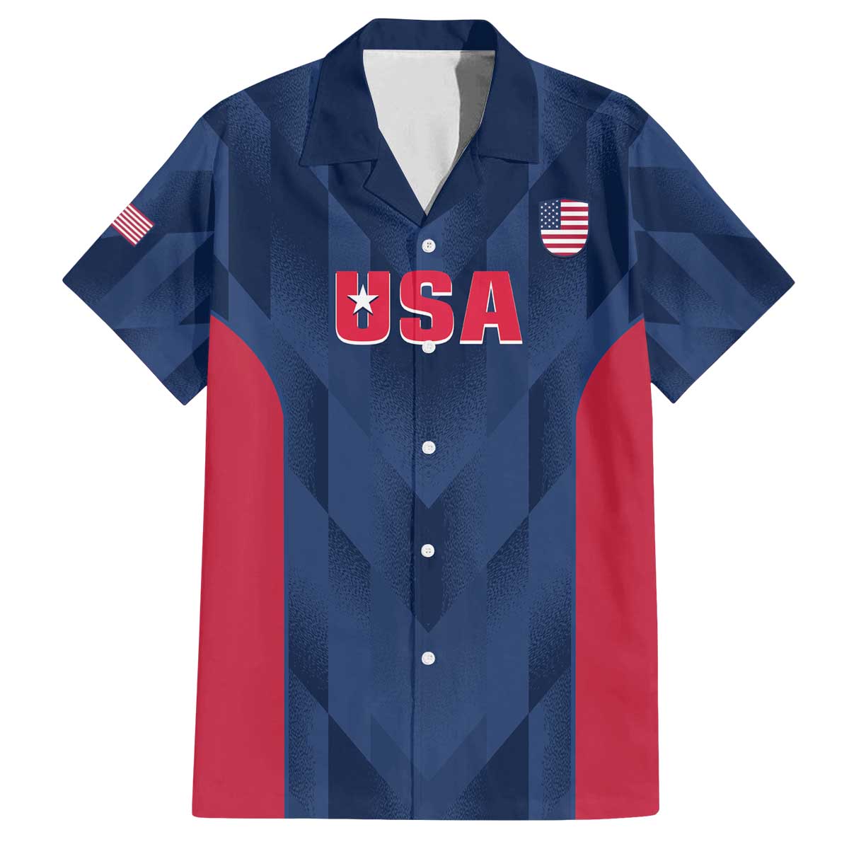 Custom USA Cricket Family Matching Off Shoulder Short Dress and Hawaiian Shirt Go United States Simple Version - Wonder Print Shop