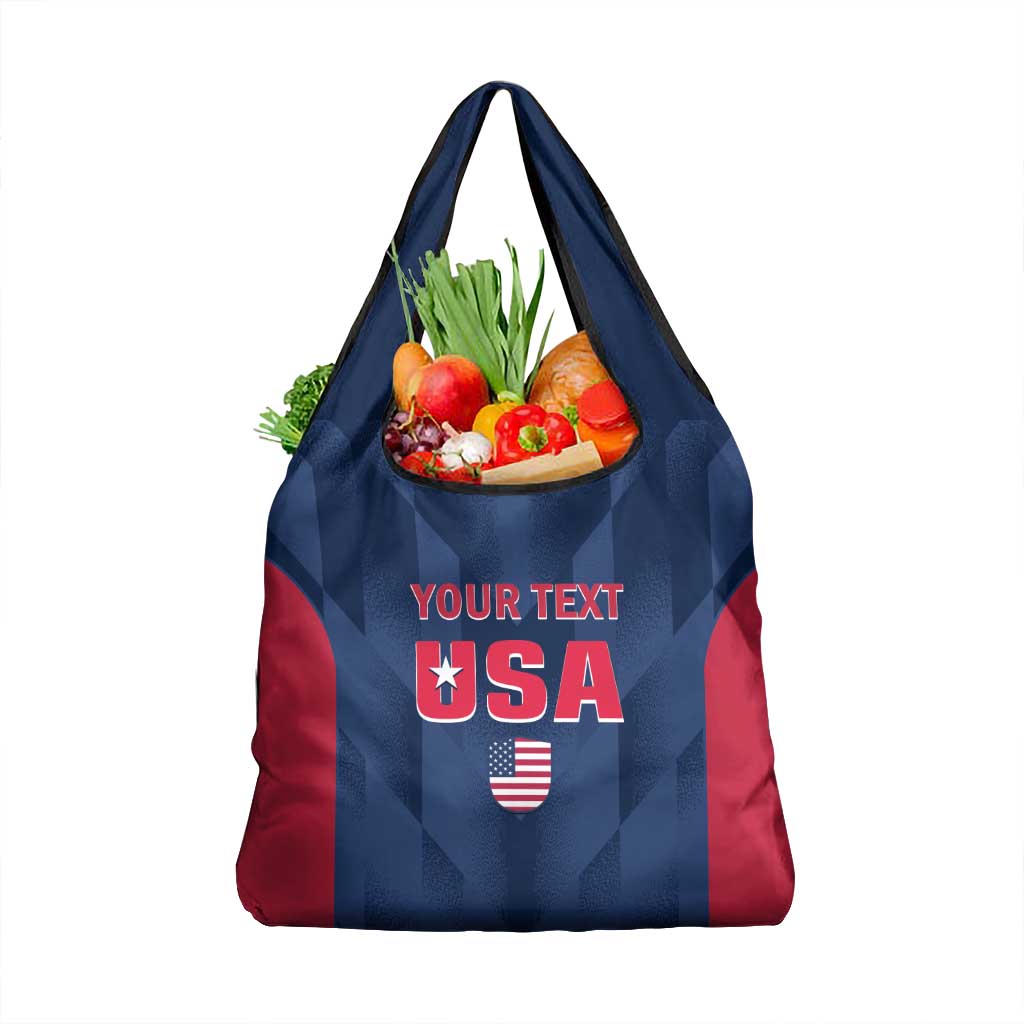 Custom USA Cricket Grocery Bag Go United States Simple Version