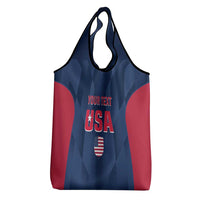 Custom USA Cricket Grocery Bag Go United States Simple Version
