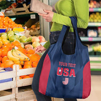 Custom USA Cricket Grocery Bag Go United States Simple Version