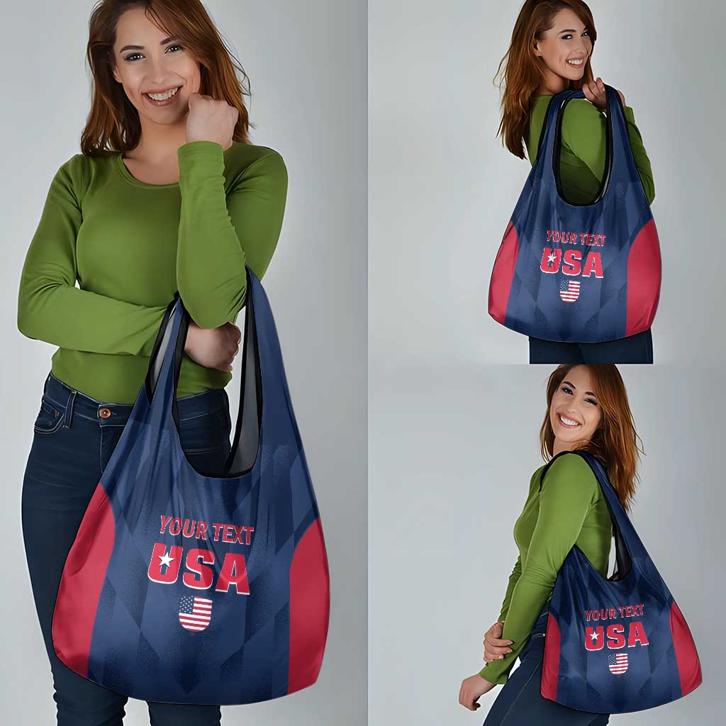 Custom USA Cricket Grocery Bag Go United States Simple Version