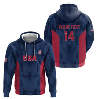 Custom USA Cricket Hoodie Go United States Simple Version - Wonder Print Shop