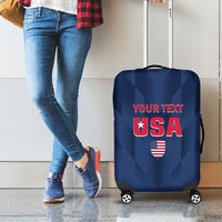Custom USA Cricket Luggage Cover Go United States Simple Version - Wonder Print Shop