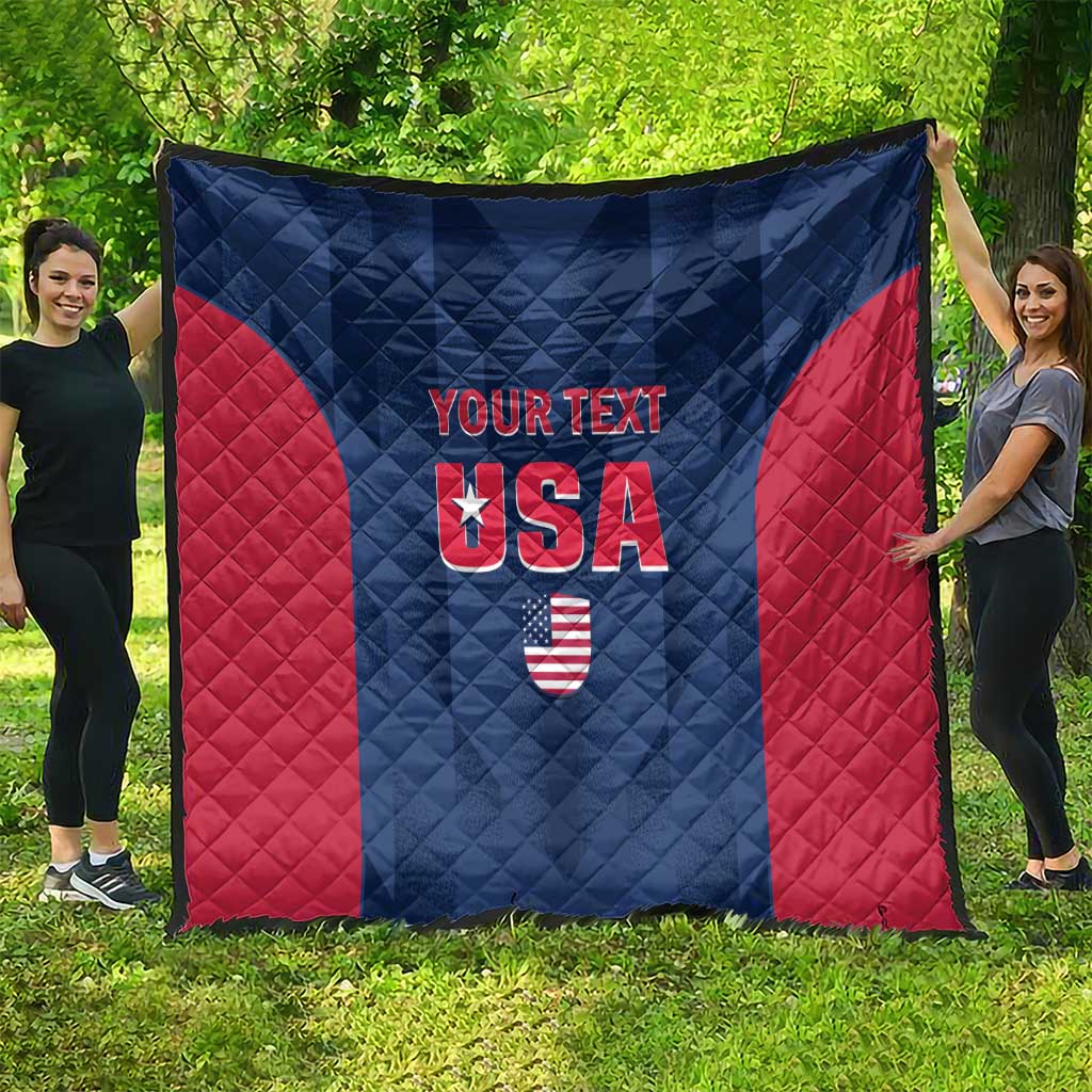 Custom USA Cricket Quilt Go United States Simple Version - Wonder Print Shop