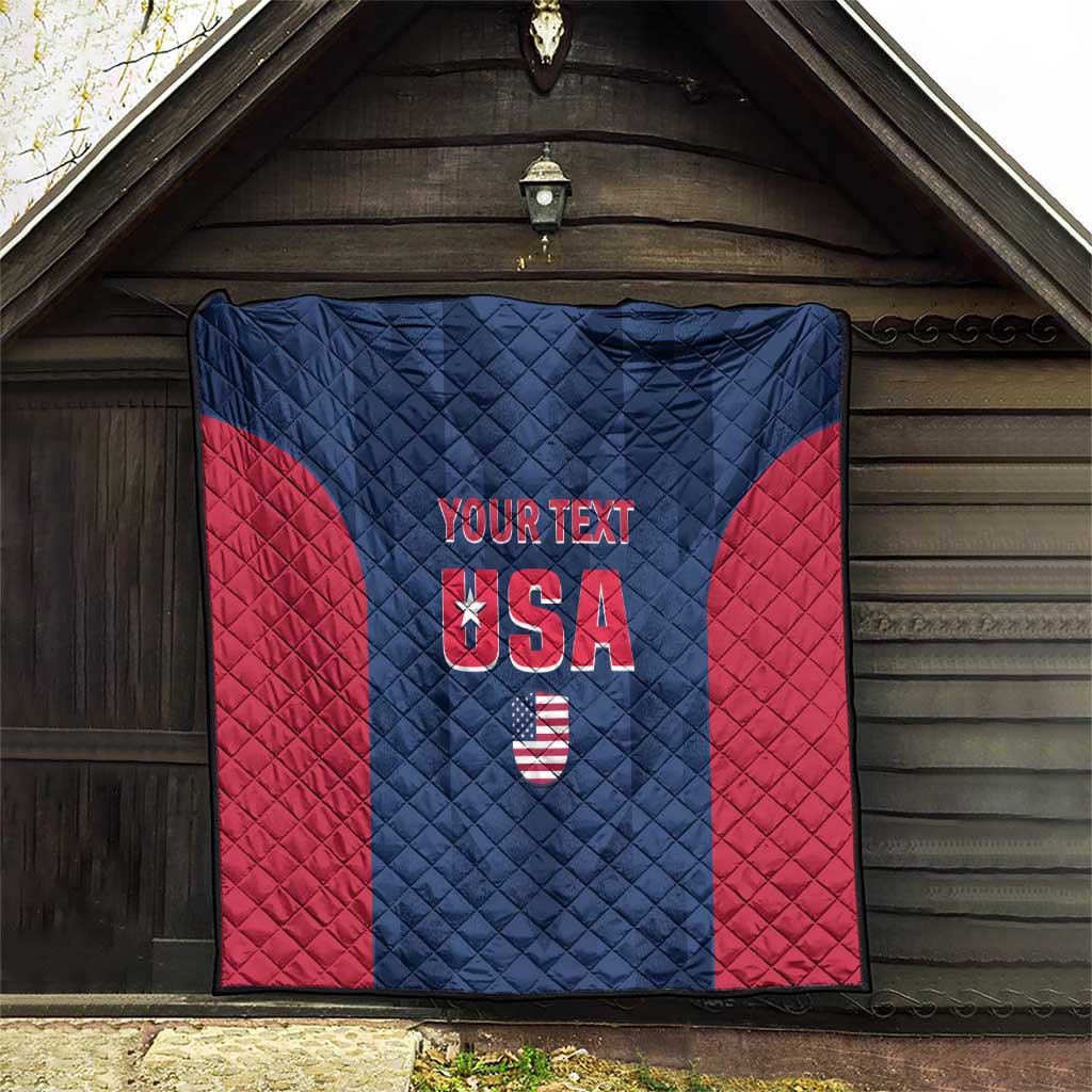 Custom USA Cricket Quilt Go United States Simple Version - Wonder Print Shop