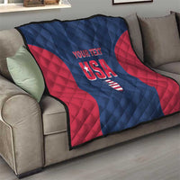 Custom USA Cricket Quilt Go United States Simple Version - Wonder Print Shop