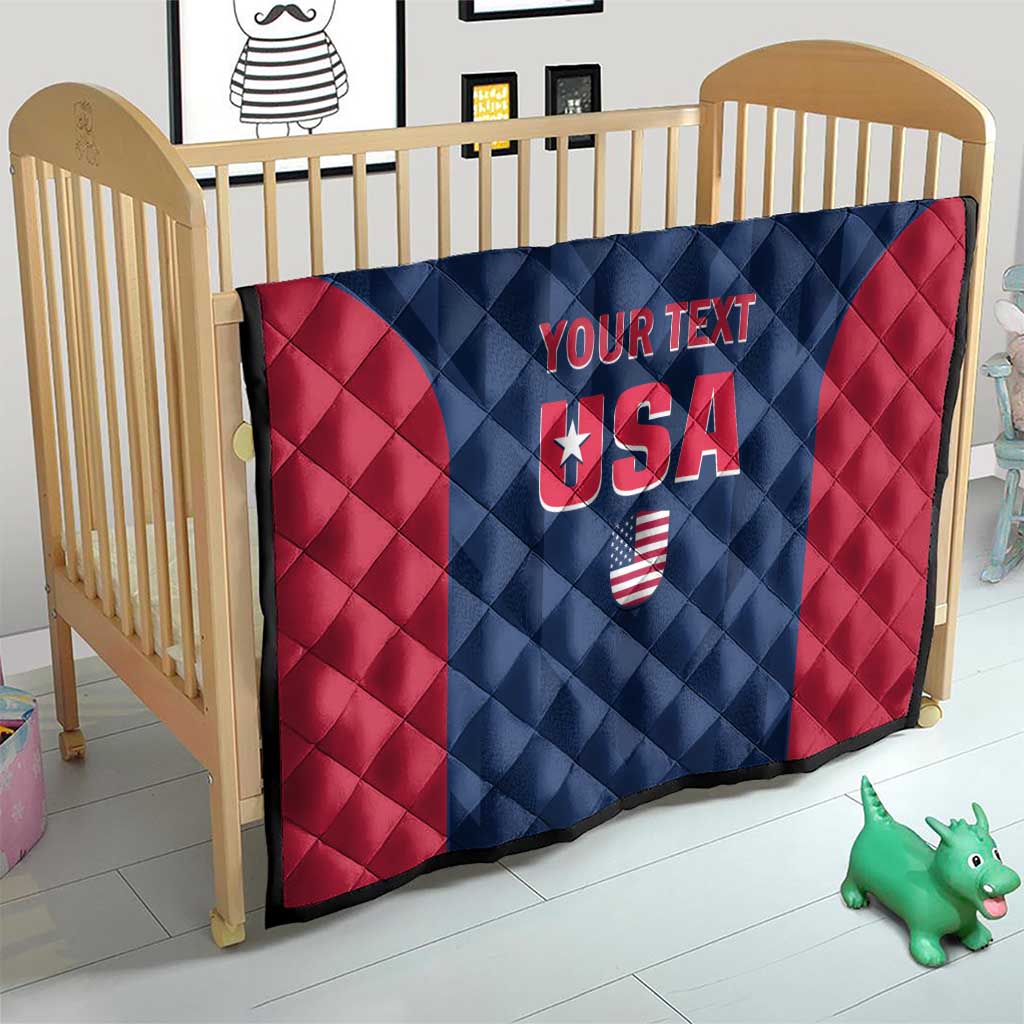 Custom USA Cricket Quilt Go United States Simple Version - Wonder Print Shop