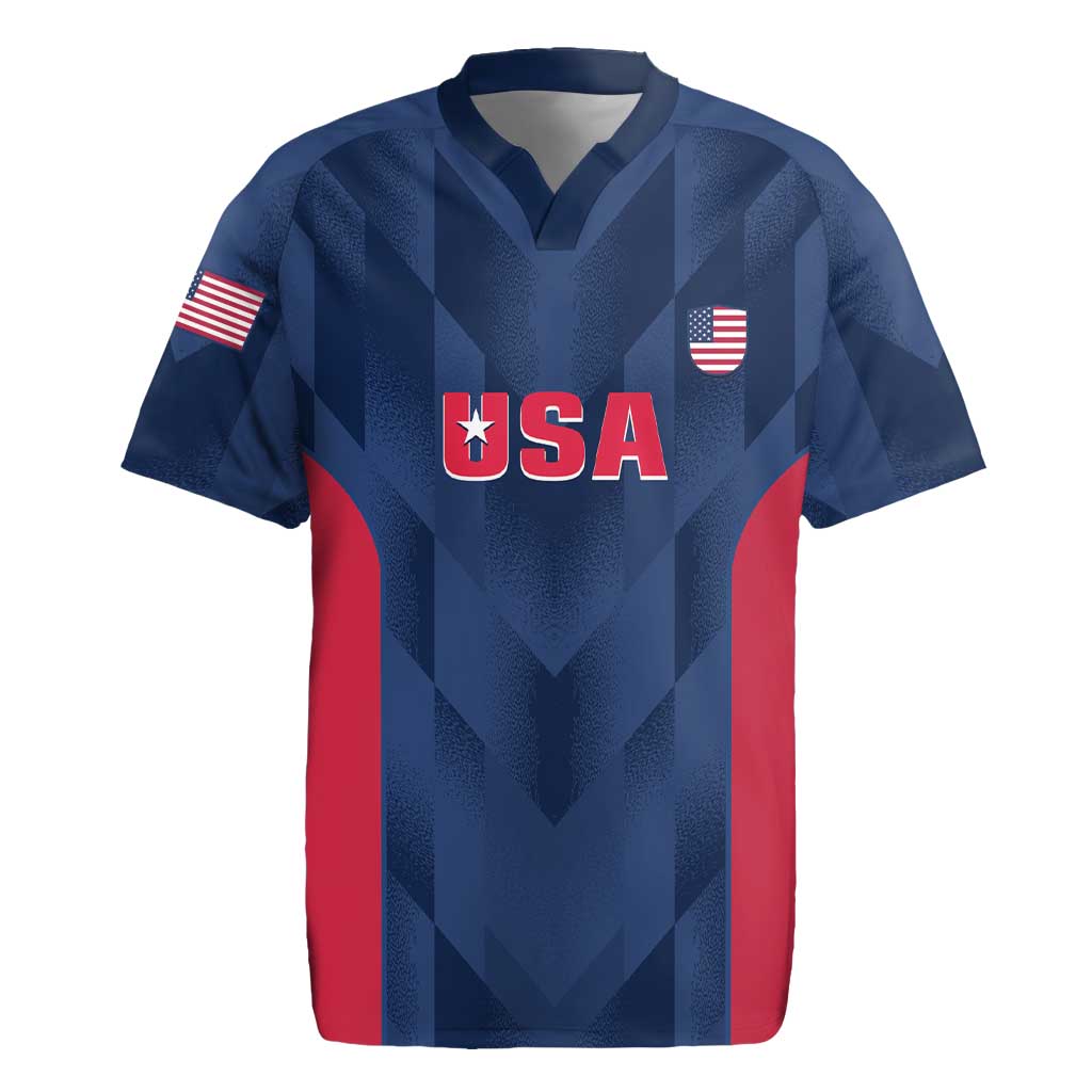 Custom USA Cricket Rugby Jersey Go United States Simple Version - Wonder Print Shop