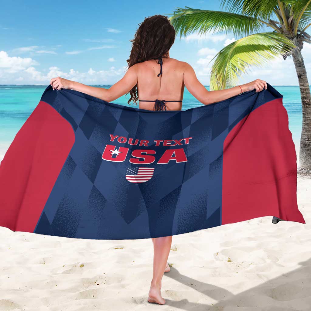 Custom USA Cricket Sarong Go United States Simple Version - Wonder Print Shop