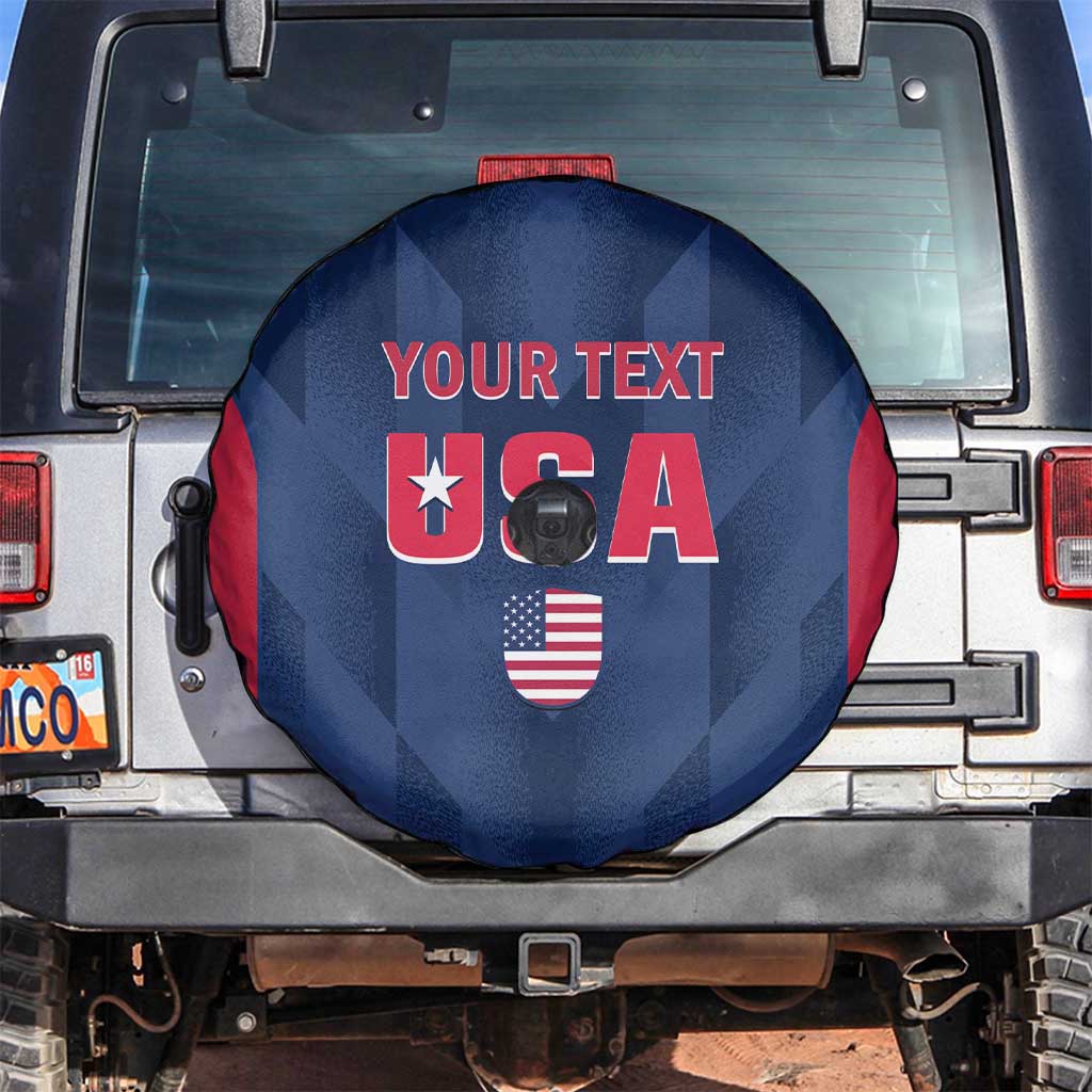 Custom USA Cricket Spare Tire Cover Go United States Simple Version - Wonder Print Shop