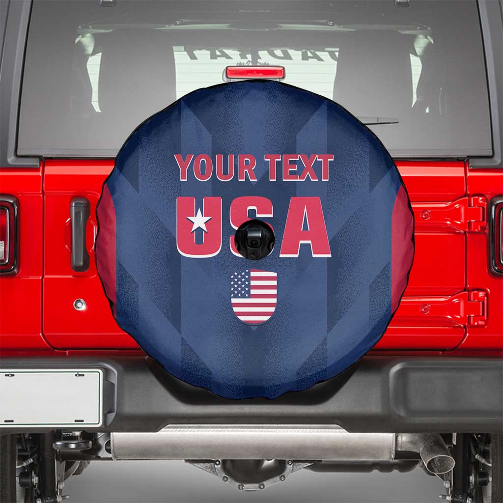 Custom USA Cricket Spare Tire Cover Go United States Simple Version - Wonder Print Shop