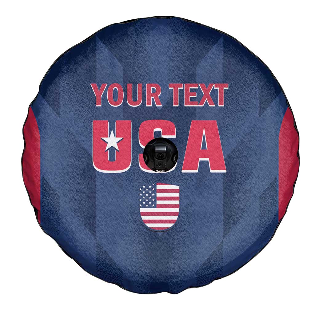 Custom USA Cricket Spare Tire Cover Go United States Simple Version - Wonder Print Shop