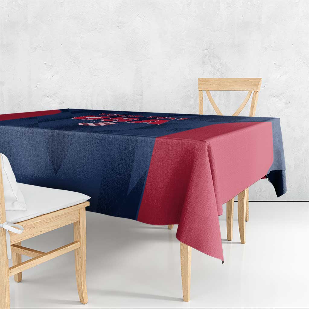 Custom USA Cricket Tablecloth Go United States Simple Version - Wonder Print Shop