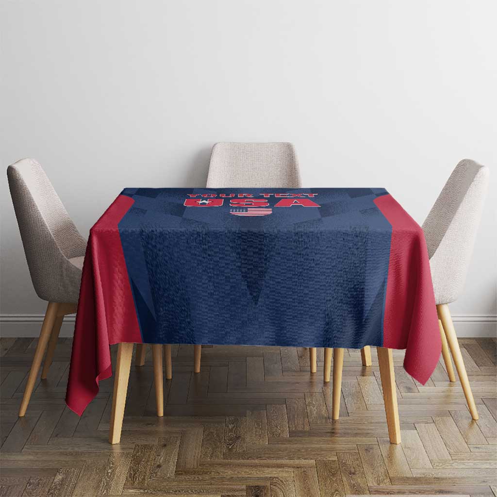 Custom USA Cricket Tablecloth Go United States Simple Version - Wonder Print Shop