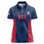 Custom USA Cricket Women Polo Shirt Go United States Simple Version - Wonder Print Shop