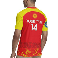 Custom Kyrgyzstan Football Rugby Jersey Go White Falcons Sporty Style - Wonder Print Shop
