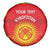 Custom Kyrgyzstan Football Spare Tire Cover Go White Falcons Sporty Style - Wonder Print Shop
