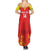 Custom Kyrgyzstan Football Summer Maxi Dress Go White Falcons Sporty Style - Wonder Print Shop