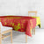Custom Kyrgyzstan Football Tablecloth Go White Falcons Sporty Style - Wonder Print Shop