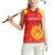 Custom Kyrgyzstan Football Women Sleeveless Polo Shirt Go White Falcons Sporty Style - Wonder Print Shop