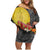 Mexico Dia De Los Muertos Family Matching Off Shoulder Short Dress and Hawaiian Shirt Sugar Skull Sombrero Aztec Pattern - Wonder Print Shop