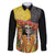 Mexico Dia De Los Muertos Family Matching Puletasi and Hawaiian Shirt Sugar Skull Sombrero Aztec Pattern - Wonder Print Shop