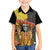 Mexico Dia De Los Muertos Family Matching Puletasi and Hawaiian Shirt Sugar Skull Sombrero Aztec Pattern - Wonder Print Shop