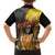 Mexico Dia De Los Muertos Family Matching Summer Maxi Dress and Hawaiian Shirt Sugar Skull Sombrero Aztec Pattern - Wonder Print Shop