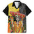 Mexico Dia De Los Muertos Family Matching Summer Maxi Dress and Hawaiian Shirt Sugar Skull Sombrero Aztec Pattern - Wonder Print Shop