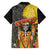Mexico Dia De Los Muertos Family Matching Summer Maxi Dress and Hawaiian Shirt Sugar Skull Sombrero Aztec Pattern - Wonder Print Shop
