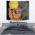 Mexico Dia De Los Muertos Tapestry Sugar Skull Sombrero Aztec Pattern - Wonder Print Shop