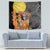 Mexico Dia De Los Muertos Tapestry Sugar Skull Sombrero Aztec Pattern - Wonder Print Shop