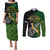 Personalised New Zealand and South Africa Rugby Couples Matching Puletasi Dress and Long Sleeve Button Shirt 2023 World Cup Final All Black Springboks Together - Wonder Print Shop