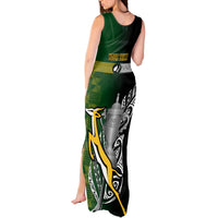 Personalised New Zealand and South Africa Rugby Tank Maxi Dress 2023 World Cup Final All Black Springboks Together - Wonder Print Shop