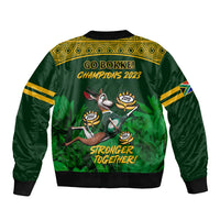 South Africa Rugby Bomber Jacket Go Bokke World Cup Champions History - Wonder Print Shop