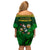South Africa Rugby Family Matching Off Shoulder Short Dress and Hawaiian Shirt Go Bokke World Cup Champions History - Wonder Print Shop