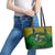 South Africa Rugby Leather Tote Bag Go Bokke World Cup Champions History - Wonder Print Shop